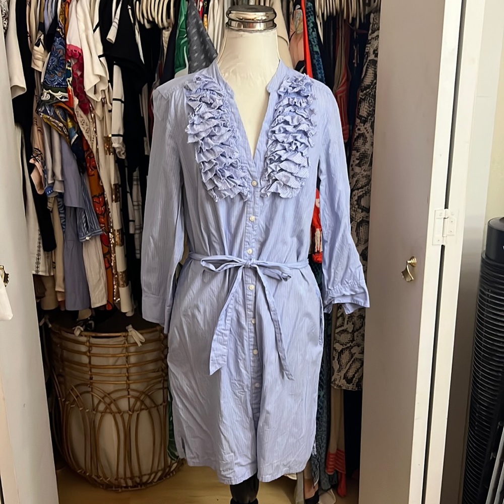 Trulli for LOFT Striped Shirt Dress